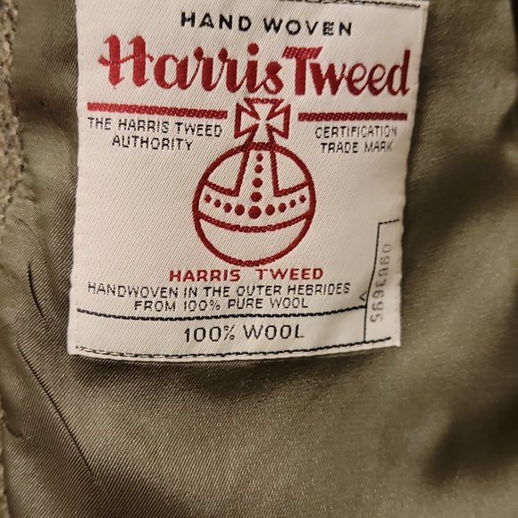 Harris Tweed Hand Woven Wool Sport Coat Blazer Size 42R - Picture 5 of 6